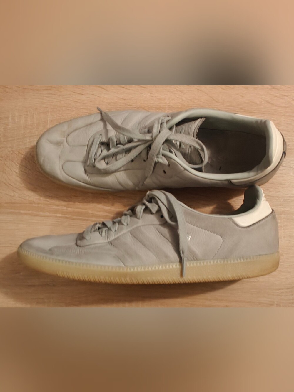 adidas Samba OG Men’s 12 Wonder Silver Retro Classic Sneakers Originals Trainers